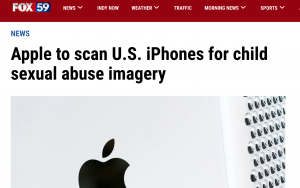 Apple Will Scan U.S. iPhones For Images Of Child Sexual Abuse : NPR